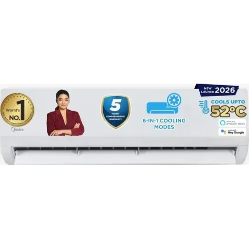 Midea MAI12SR5R36W0 1 Ton 5 Star Inverter Split AC Front