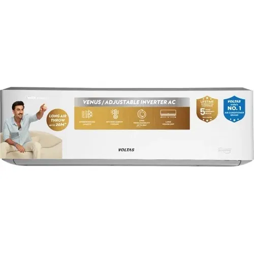 Voltas 185INV Venus Luxe 1.5 Ton 5 Star Inverter Split AC Front