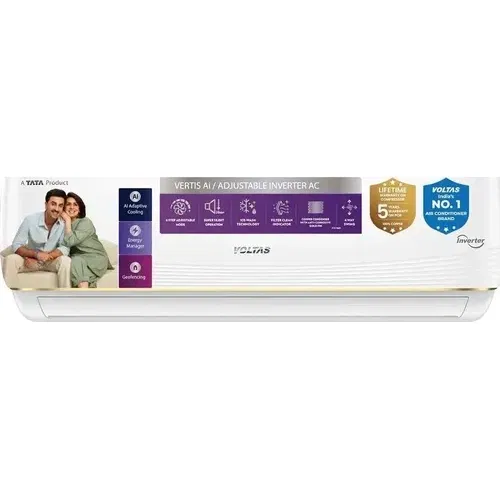 Voltas 185INV Vertis Ai Zest Gold 1.5 Ton 5 Star Inverter Split AC Front