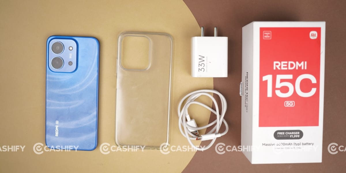 REDMI 15c 5G box content