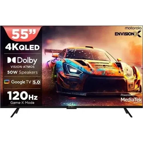 Motorola 55UHDGQMGSDQ 55 inch (139 cm) Smart QLED Ultra HD-Ready Front