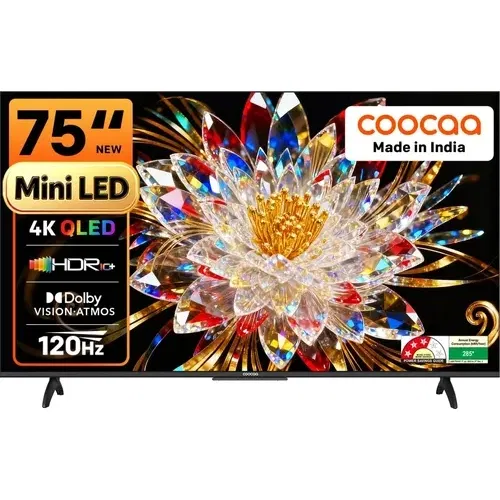 Coocaa 75MINI75Q 75 inch (190 cm) Ultra HD 4K Smart Mini LED Front