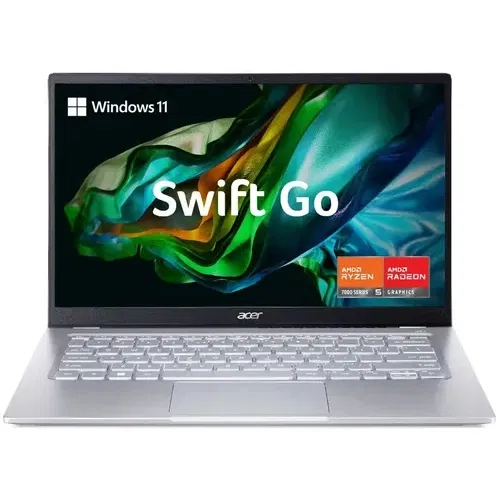 Acer Swift Go 14 SFG14 41 UN.KG3SI.00A AMD Octa Core Ryzen 7 16 GB 512 GB SSD Windows 11 Front
