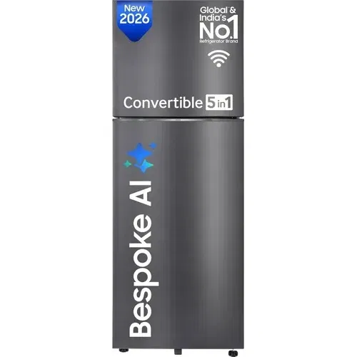 Samsung Bespoke RT41HG6A23B1 396 Ltr 3 Star Double Door Front