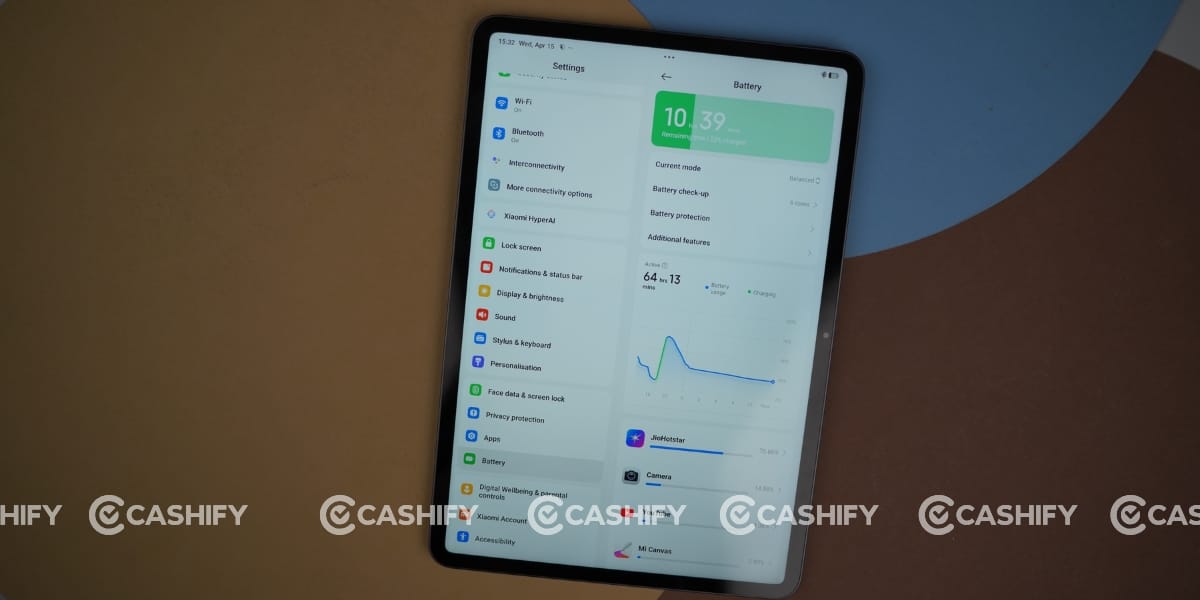Xiaomi Pad 8 battery