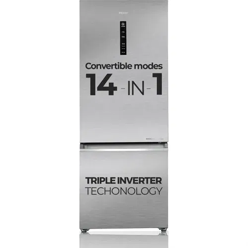 Haier HEB-362TSA-P 355 Ltr 2 Star Double Door Front