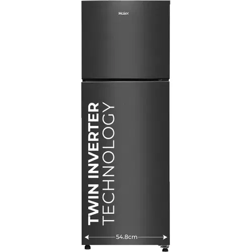 Haier HEF-252EGBA-P 240 Ltr 2 Star Double Door Front