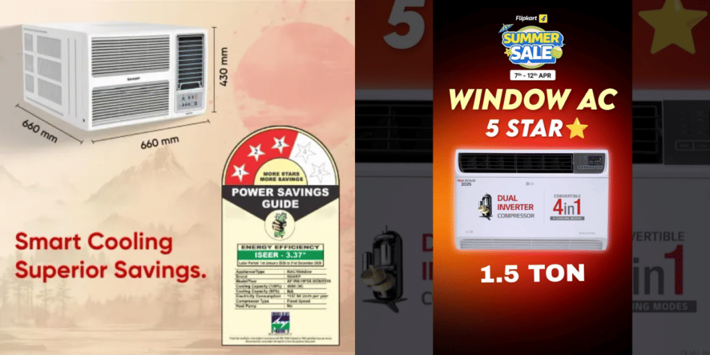 Flipkart Window AC Deals