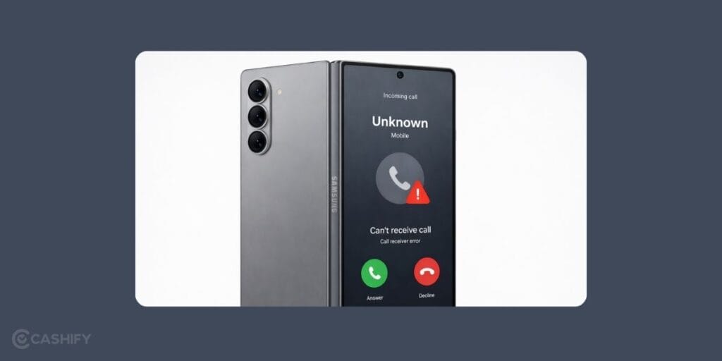 Samsung Galaxy Z Fold6 call receiver not loud