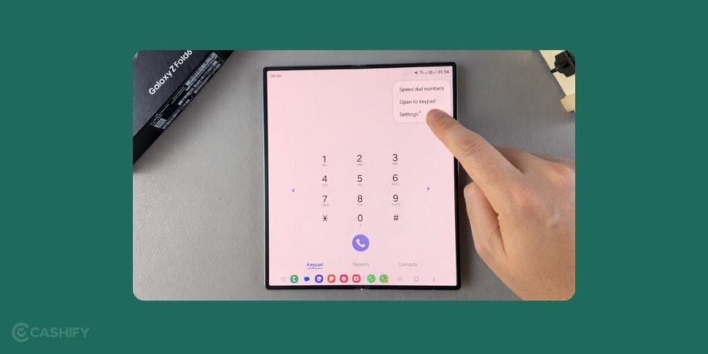 Samsung Galaxy Z Fold6 call receiver not loud