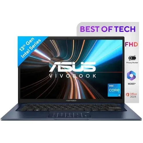 Asus VivoBook 14 X1404VA NK790WS Core i5 13th Gen 16 GB 512 GB SSD Windows 11 Front