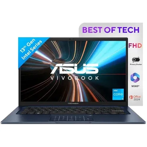 Asus VivoBook 14 X1404VA NK760WS Core i3 13th Gen 8 GB 512 GB SSD Windows 11 Front
