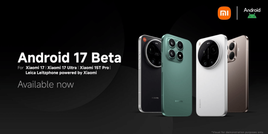 Know the Xiaomi devices that will receive the Android 17 Developer preview