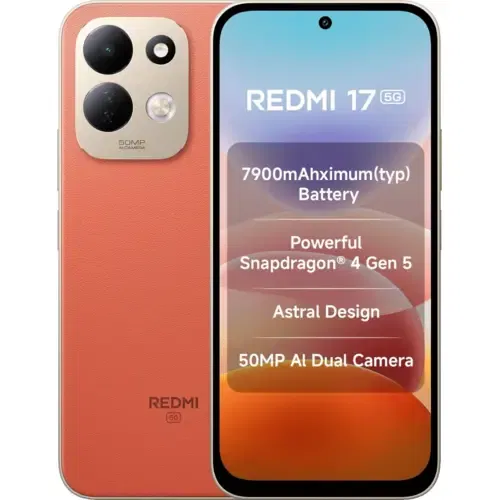 Xiaomi Redmi 17 5G Front And Back