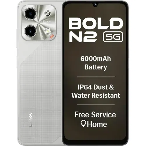 Lava Bold N2 5G Front And Back