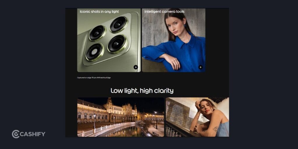 Motorola Edge 70 Pro camera