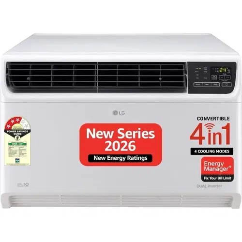 LG AW-Q18WWXA 1.5 Ton 3 Star Inverter Window AC Front