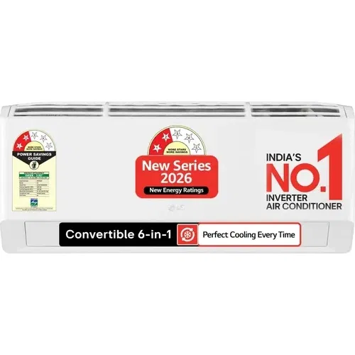 LG AS-Q11KNVE 0.8 Ton 2 Star Inverter Split AC Front