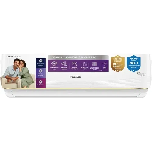 Voltas 183INV Vertis Ai Zest Gold 1.5 Ton 3 Star Inverter Split AC Front