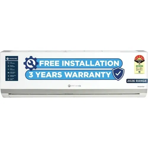 Motorola 155IPG26WMRS 1.5 Ton 5 Star Inverter Split AC Front