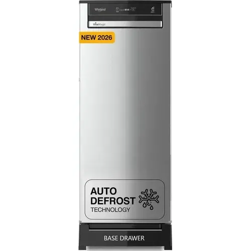 Whirlpool 215 VMPRO Roy 4S Inv Aura Steel-Y 192 Ltr 4 Star Single Door Front