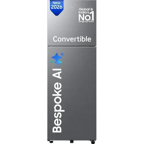 Samsung Bespoke RT80H30U3T 256 Ltr 3 Star Double Door Front