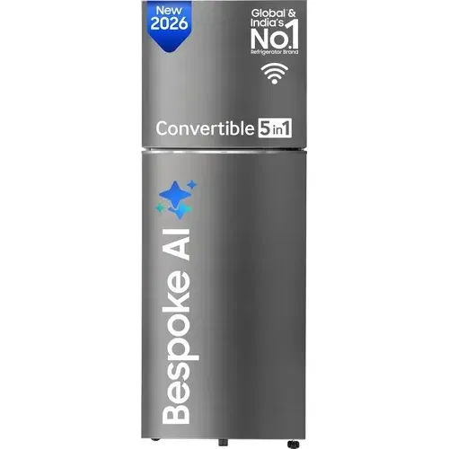 Samsung Bespoke RT34HG5A23S8 330 Ltr 3 Star Double Door Front