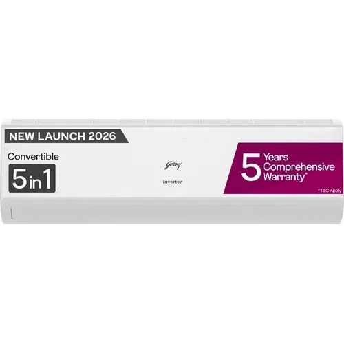 Godrej HIC 12J5TG 1 Ton 5 Star Inverter Split AC Front