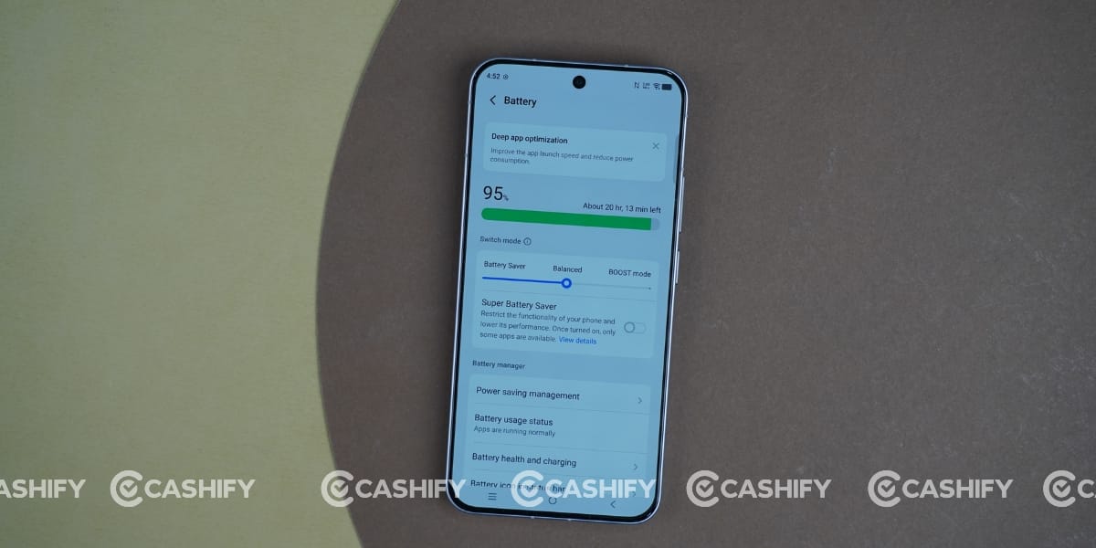 Vivo X300 FE battery