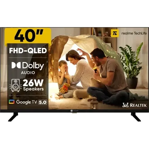 Realme TechLife 40FHDGQRDDRQ 40 inch (101 cm) Full HD Smart QLED Front