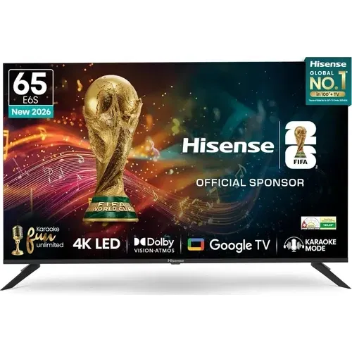Hisense 65E6S Series 65 inch (165 cm) Ultra HD 4K Smart LED Front