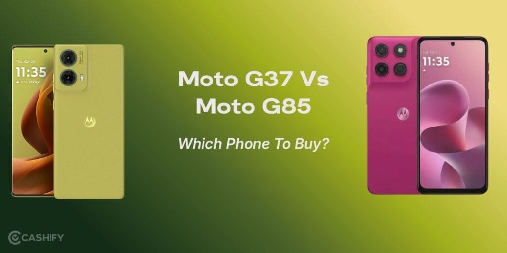 Motorola Moto G37 vs Moto G85: