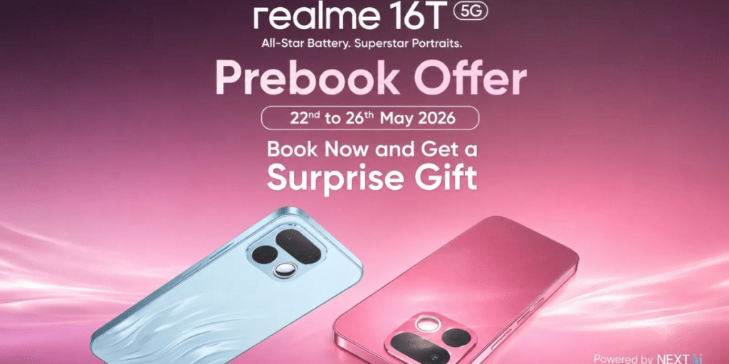 Realme 16T is expected to arrive in three storage variants