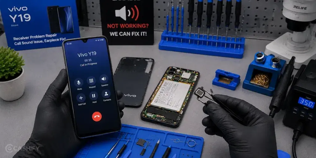 Vivo Y19 receiver problem