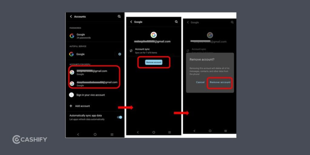 Remove and Re-Add Your Google Account