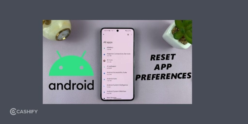 reset app preferences