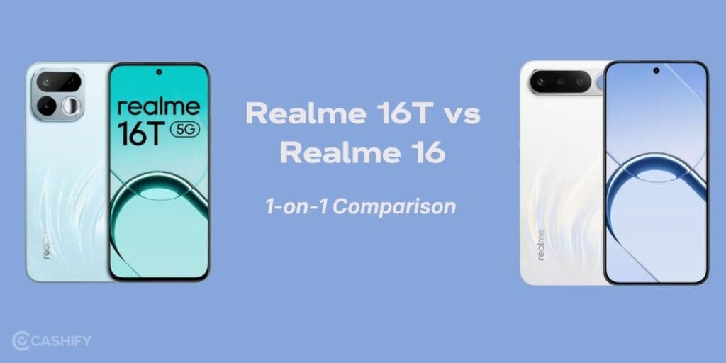 Realme 16T vs Realme 16