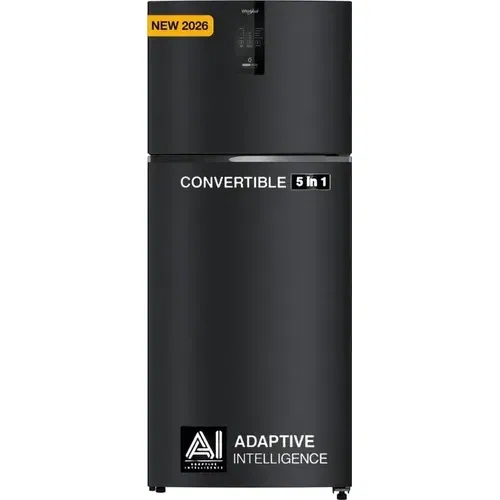 Whirlpool IF INV CNV 515 Gravity Black-Y 467 Ltr 2 Star Double Door Front