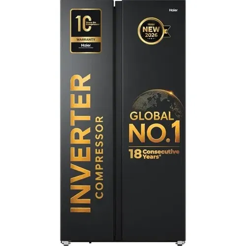 Haier HRS-615LB 540 Ltr 3 Star Side by Side Front