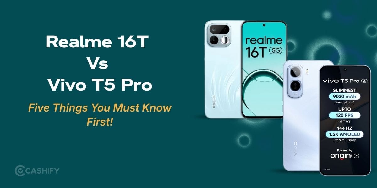 Realme 16T Vs Vivo T5 Pro: Five Things You Must Know First!