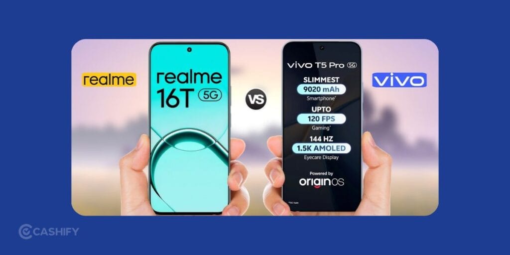 Realme 16T Vs Vivo T5 Pro