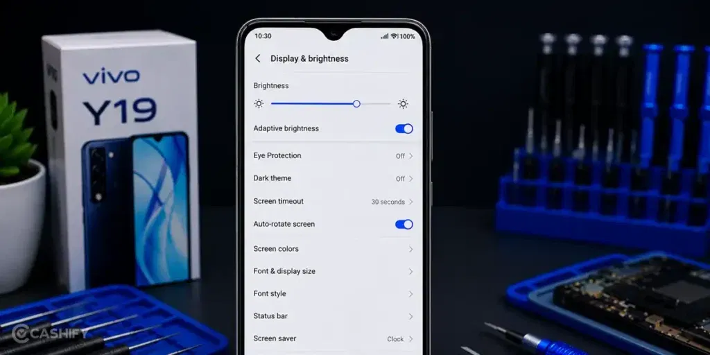 Vivo Y19 screen problem