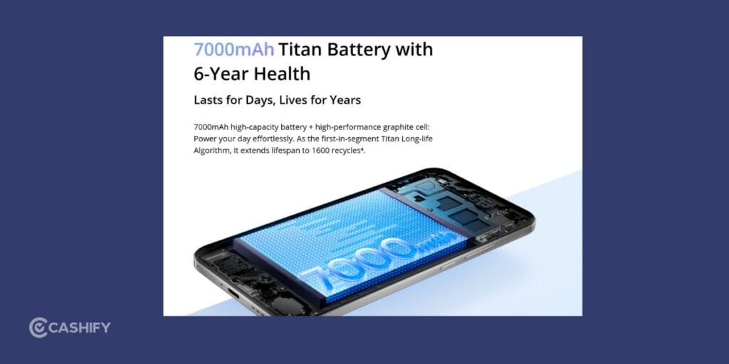 realme 16 battery