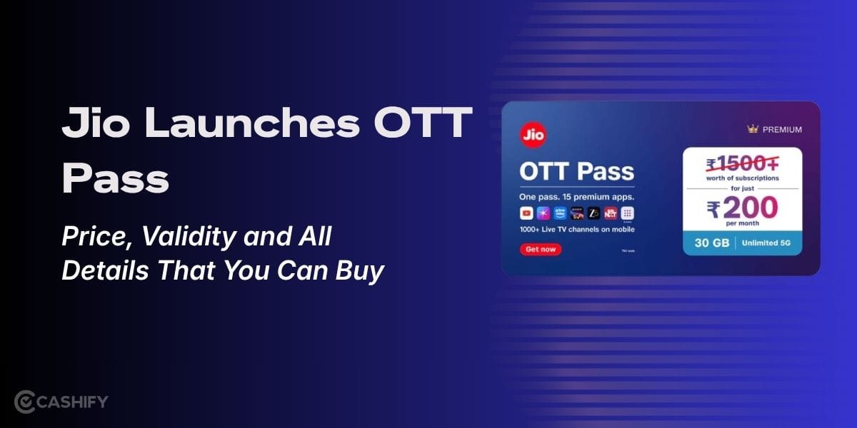 Jio Launches OTT Pass: Price, Validity and All Details