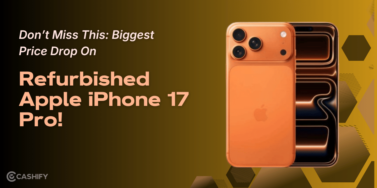 Don’t Miss: Biggest Price Drop On Refurbished Apple iPhone 17 Pro!
