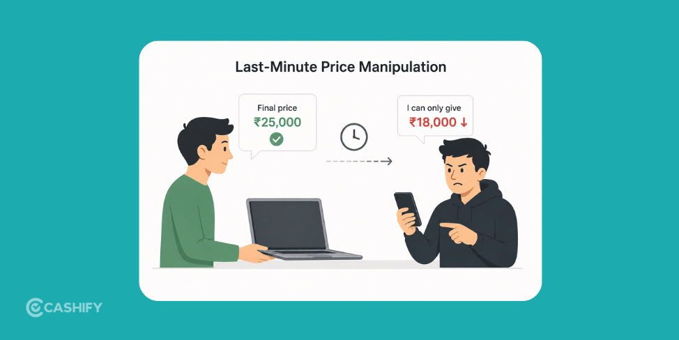 Last-Minute Price Manipulation: Used laptop scams