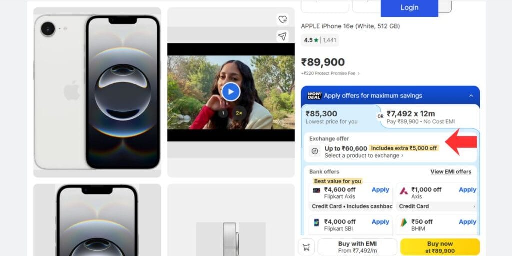 iPhone 16e 60000 off