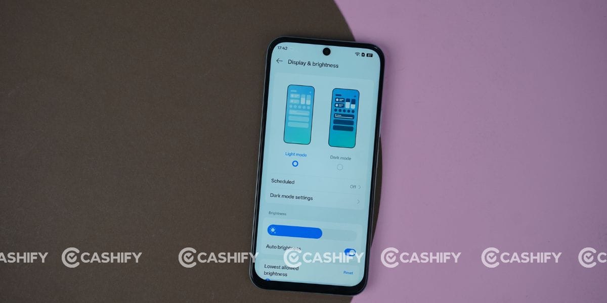 Realme 16T brightness