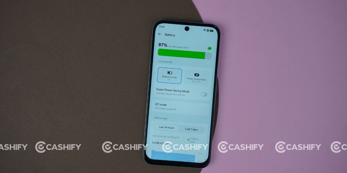Realme 16T battery