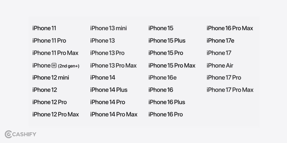 These Are The iPhones Eligible For iOS 27 As Announced In WWDC 2026